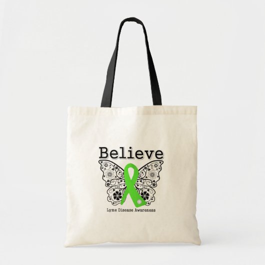 Geloof de ziekte van Lyme Tote Bag (Voorkant)
