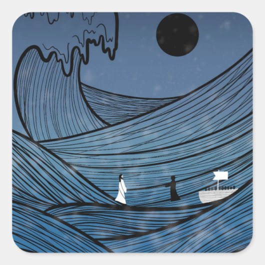 Geloof door de sticker van het storm (Voorkant)