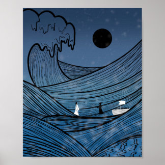 Geloof door het storm poster