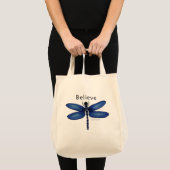 Geloof Dragonfly - Yoga, Gym, Grocery Bag Tote Bag (Voorkant (product))