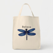 Geloof Dragonfly - Yoga, Gym, Grocery Bag Tote Bag (Voorkant)