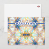 Geloof Dream Energy Briefkaart (Voorkant / Achterkant)