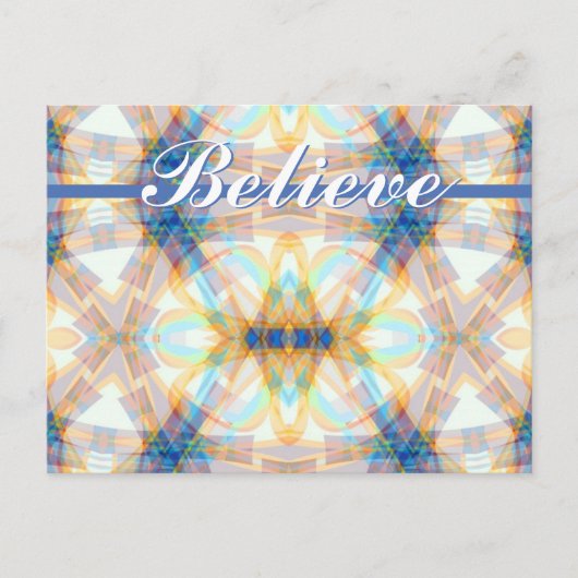 Geloof Dream Energy Briefkaart (Voorkant)