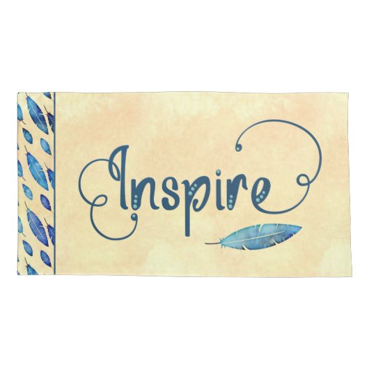 GELOOF DREAM SPARKLE INSPIRE Typografie Kussensloop (Achterkant-Links)