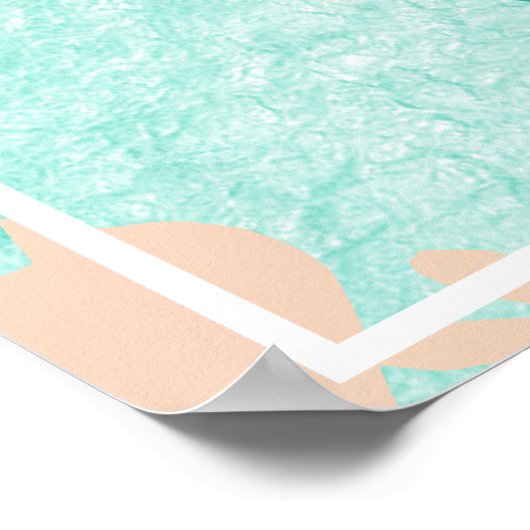 Geloof, dromen, onthaar de muur kunst poster (Hoek)