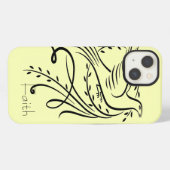 Geloof Duif iPhone Hoesje (Achterkant horizontaal)