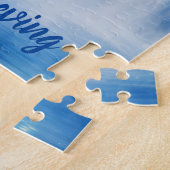 Geloof Eenhoorn Waterval Inspirerend Legpuzzel (Zijkant)