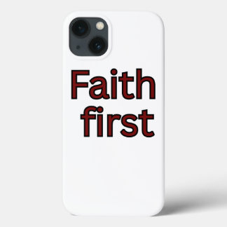 Geloof eerste religieuze gezegde Case-Mate iPhone case