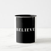 Geloof : Ellegante bruidsmeisje trouw mok ontwerp (Center)