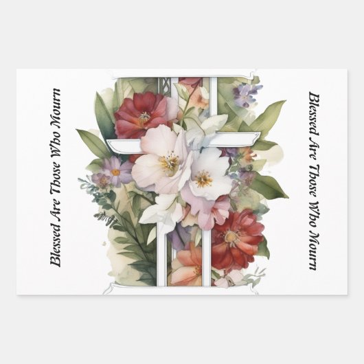 Geloof en Bijbelse symbolen voor troost Inpakpapier Vel (Voorkant 2)