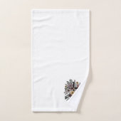 Geloof en Bloemen Bad Handdoek (Handdoek)