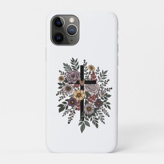 Geloof en Bloemen Case-Mate iPhone Case (Achterkant)