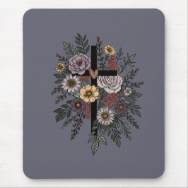 Geloof en Bloemen Muismat