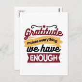 Geloof en Dankbaarheid Kunstwerk – Bemoedigende Ch Briefkaart (Voorkant / Achterkant)