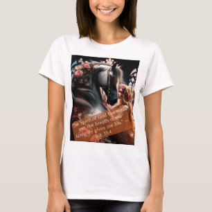 Geloof en empowerment t-shirt