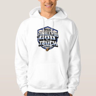 Geloof en Football Christelijke Touchdown Hoodie