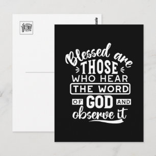 Geloof en Gehoorzaamheid – Inspirerende Schrift Briefkaart