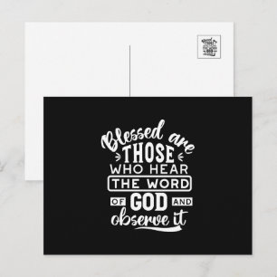 Geloof en Gehoorzaamheid – Inspirerende Schrift Feestdagenkaart