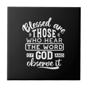 Geloof en Gehoorzaamheid – Inspirerende Schrift Tegeltje