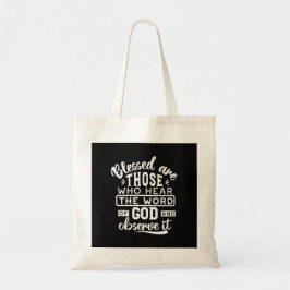 Geloof en Gehoorzaamheid – Inspirerende Schrift Tote Bag