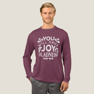 Geloof en Geluk – Citaten over Vreugde en Blijdsch Tri-Blend Shirt