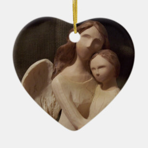 Geloof en hoop keramisch ornament