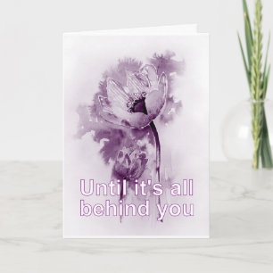 Geloof en hoop zijn achter je kaart