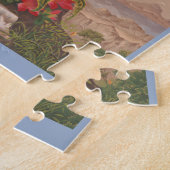 Geloof en liefde en bloemen legpuzzel (Zijkant)