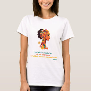 Geloof en Mode Christelijke thema vrouw T-shirt