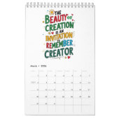 Geloof en reflectie – Inspirerend creatie Kalender (Mar 2026)