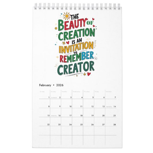 Geloof en reflectie – Inspirerend creatie Kalender (Feb 2026)