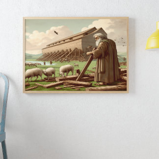 Geloof en vakmanschap verenigd poster