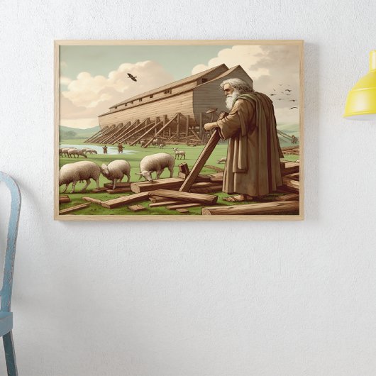 Geloof en vakmanschap verenigd poster