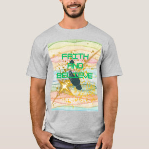 Geloof en vertrouwen t-shirt
