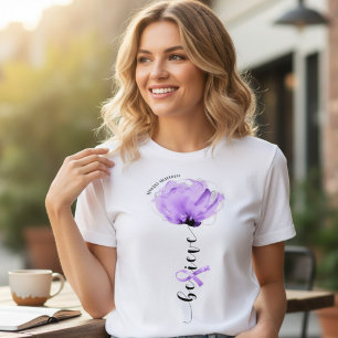 Geloof Epilepsie Bewustzijn Bloemengeschenk Tri-Blend Shirt