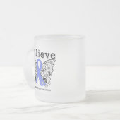 Geloof - esophageale kankervlinder matglas koffiemok (Voorkant links)