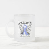 Geloof - esophageale kankervlinder matglas koffiemok (Links)