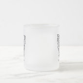 Geloof - esophageale kankervlinder matglas koffiemok (Center)