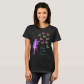 Geloof Fairy Butterflies Inspirerend T-shirt (Voorkant volledig)
