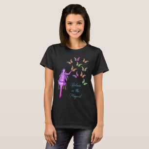 Geloof Fairy Butterflies Inspirerend T-shirt