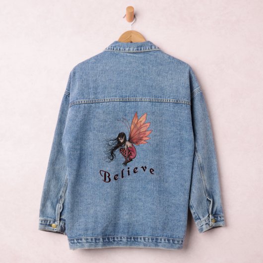 Geloof Fairy Fantasy Kunst Denim Jacket (Hangar)