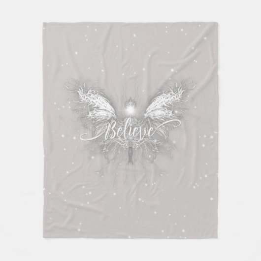 Geloof Fairy Starlight Fantasy Fleece Deken (Voorkant)