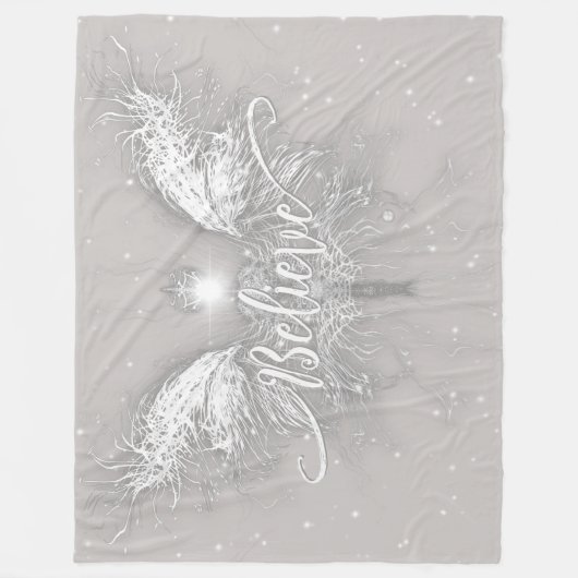 Geloof Fairy Starlight Fantasy Fleece Deken (Voorkant)