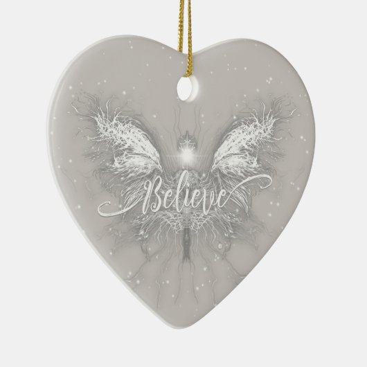 Geloof Fairy Starlight Fantasy Keramisch Ornament (Rechts)