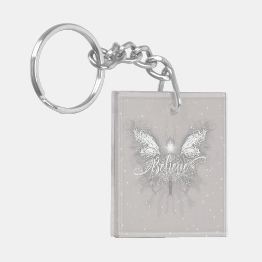 Geloof Fairy Starlight Fantasy Sleutelhanger (Voorkant Links)