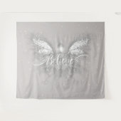 Geloof Fairy Starlight Fantasy Wandkleed (Voorkant (horizontaal))