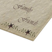 Geloof Familie Vrienden Glas Snijplank (Hoek)