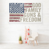 Geloof, Familie & Vrijheid Spandoek (Insitu)