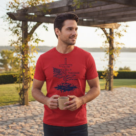 Geloof, Familie, Vrijheid T-shirt