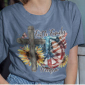 Geloof Familievrijheid Christelijk Amerikaans Patr T-shirt